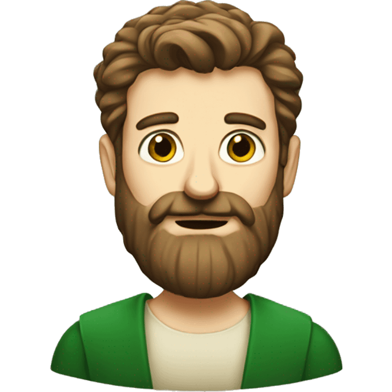 Irish man with beard emoji