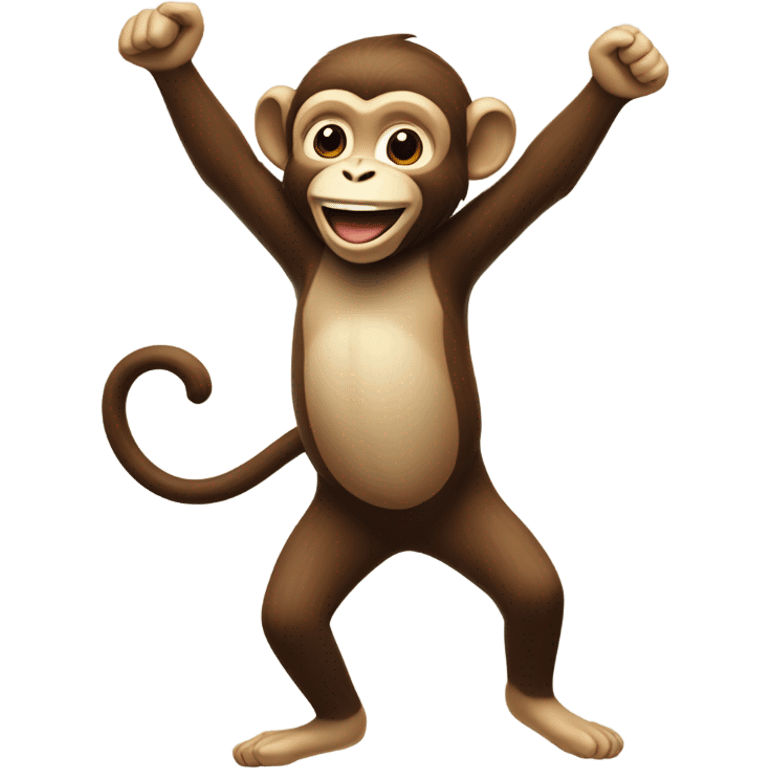 Dancing monkey emoji