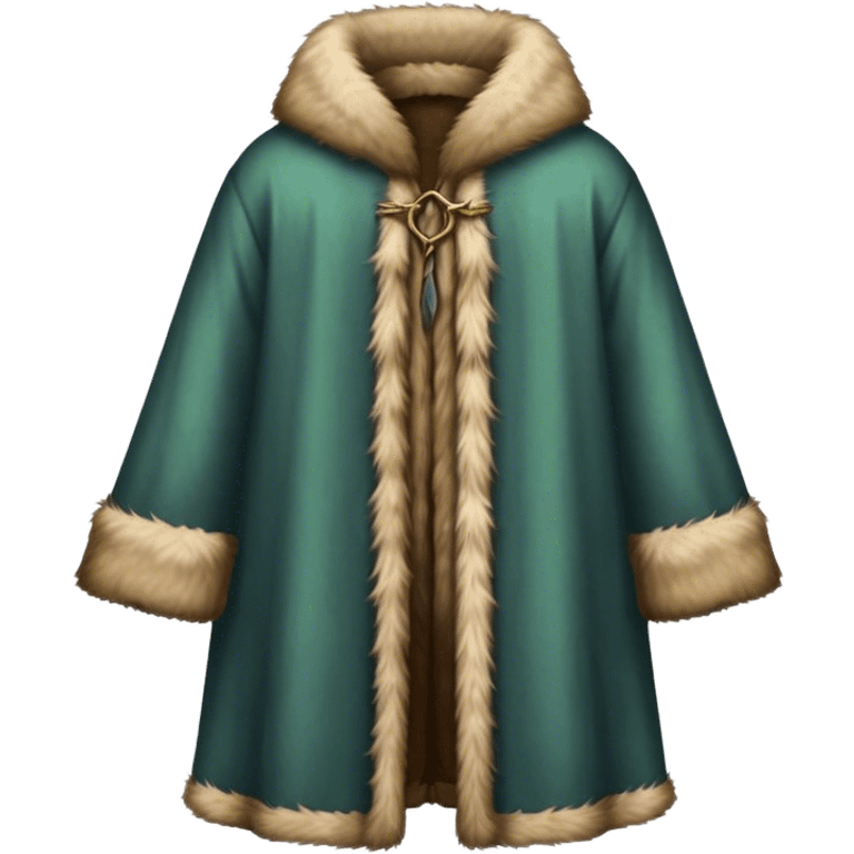 Old Frey Medieval fur coat emoji