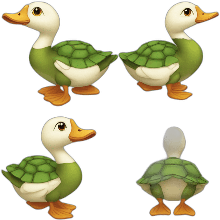 Canard tortue emoji