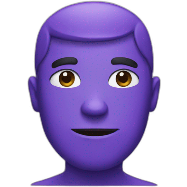 Purple guy emoji