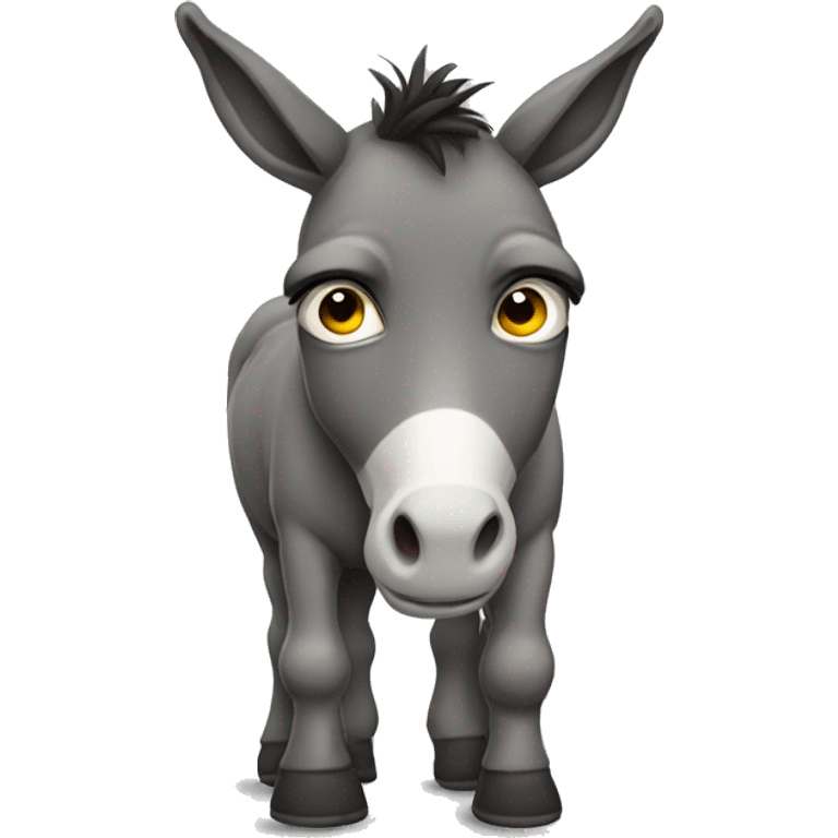 Sad donkey  emoji