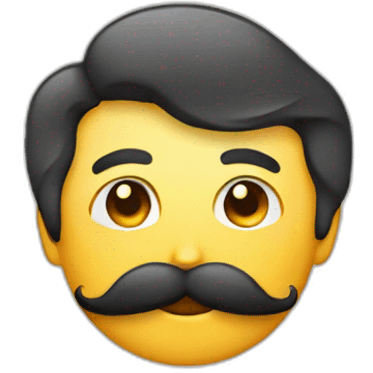 Moustache rectangulaire emoji