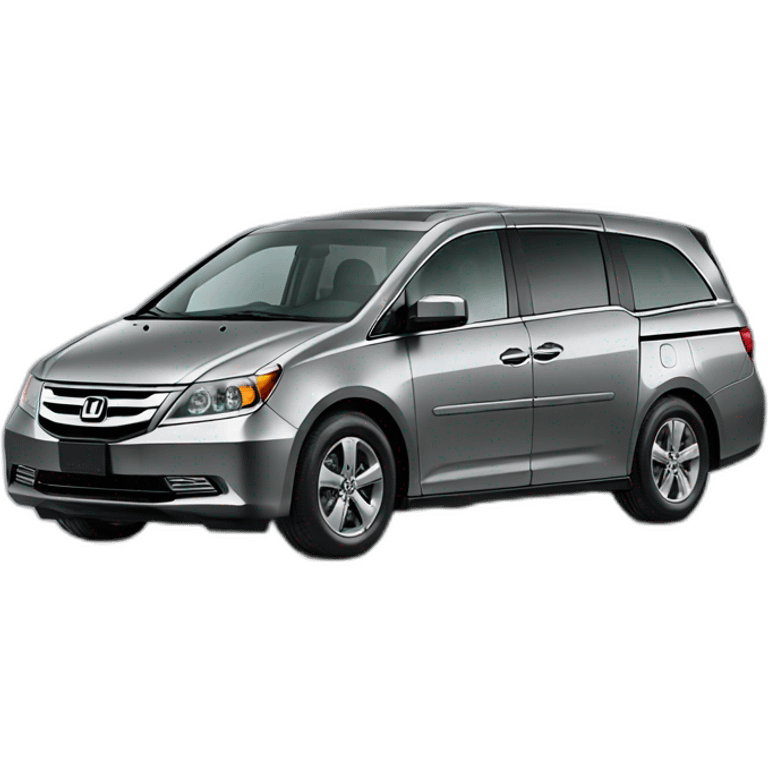 honda-odyssey-grey-minivan emoji