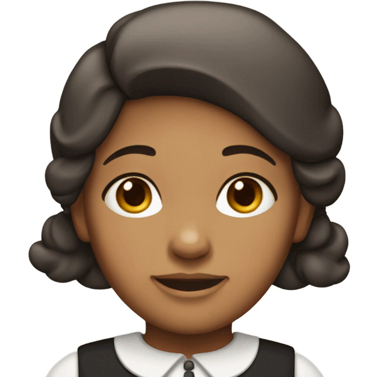 Amish girl tan skin  emoji