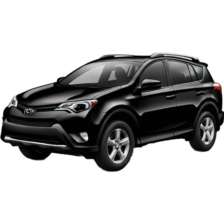 toyota rav4 black car emoji