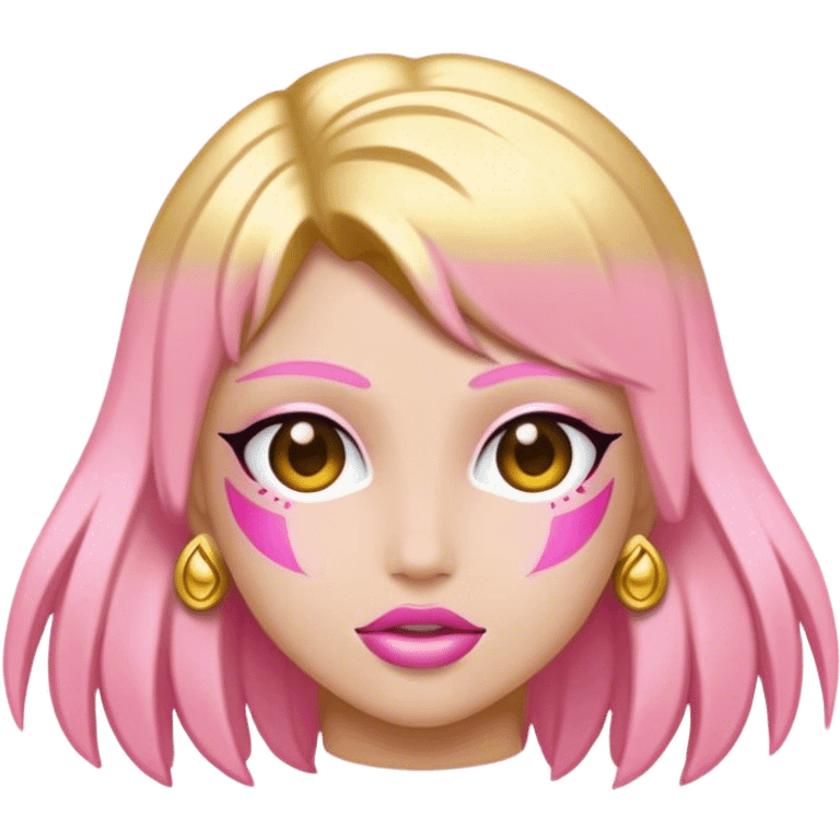 gold pink Nirvana emoji