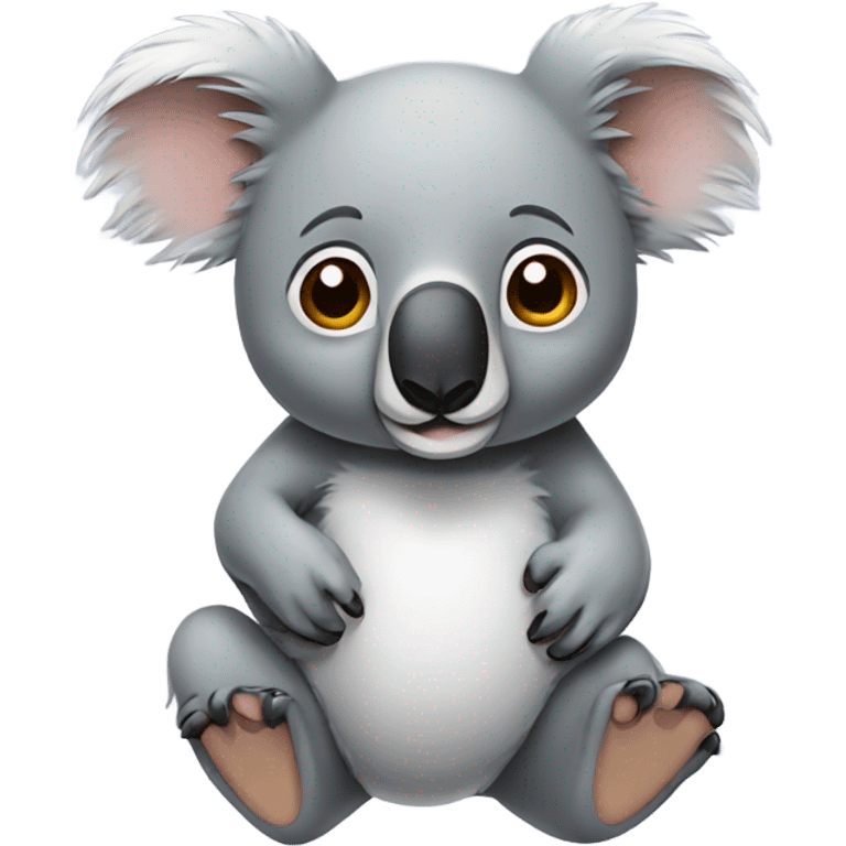 Koala full body  emoji