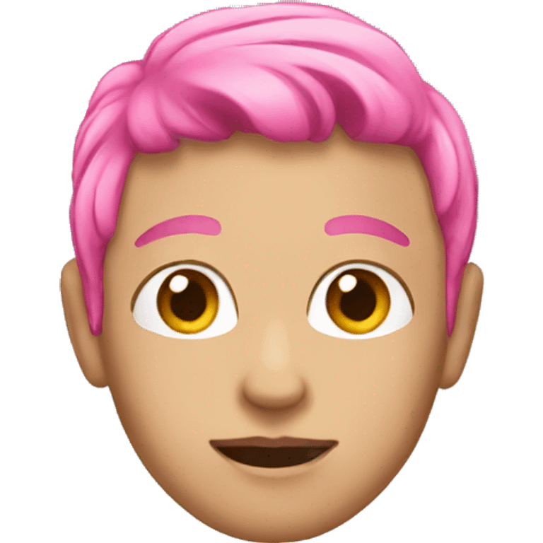 Pink emoji