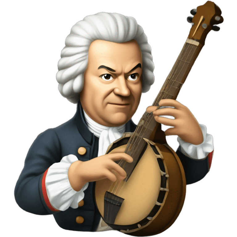 Johann Bach explosion banjo emoji