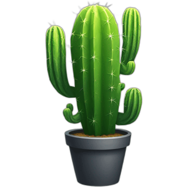 Techno cactus  emoji