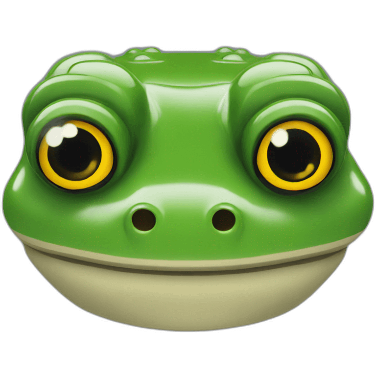 Lego frog emoji