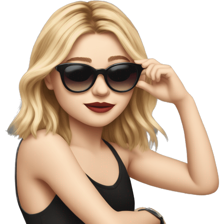 Emoji Chloe grace moretz with sunglasses  emoji