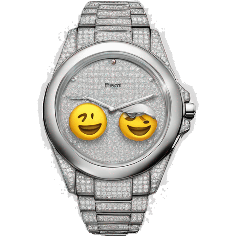 Piguet Royal  daimond watch back side emoji