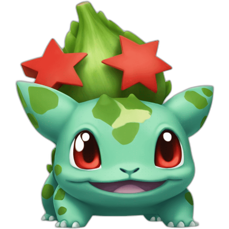 bulbasaur holding a red X emoji