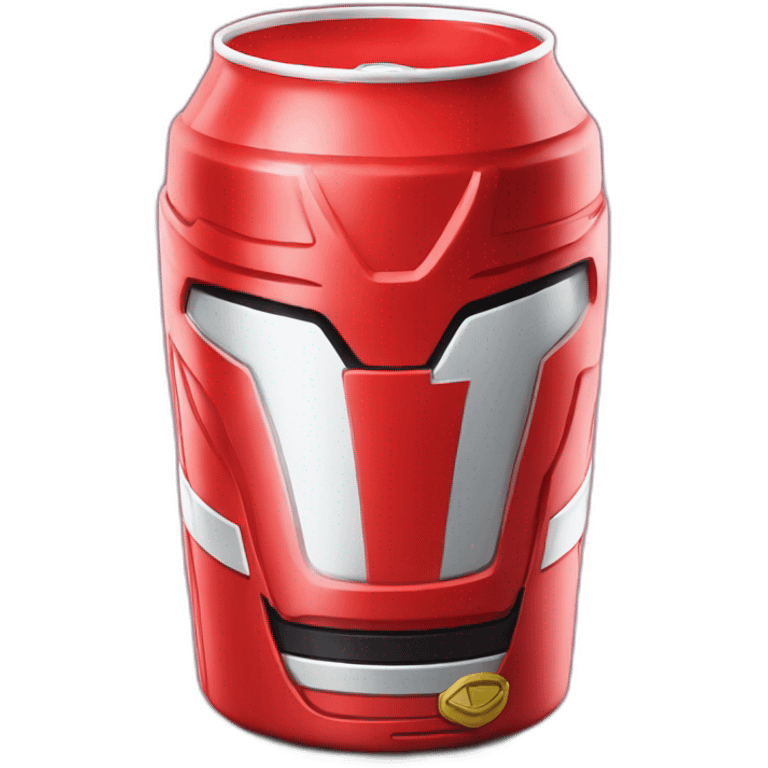 power ranger red drinking beer emoji