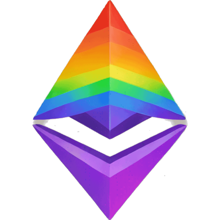 ethereum symbol rainbow emoji