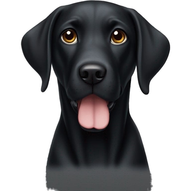 Labrador-noir-prier  emoji