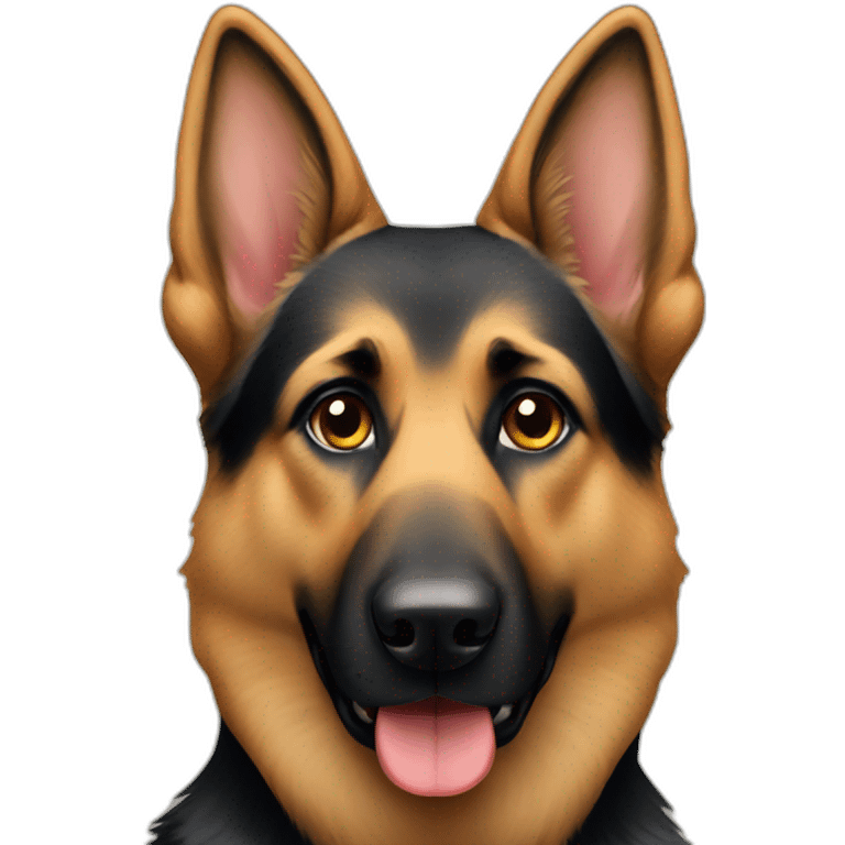 German shepherd  emoji