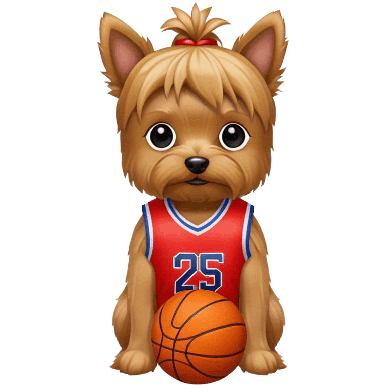 yorkie basketball emoji