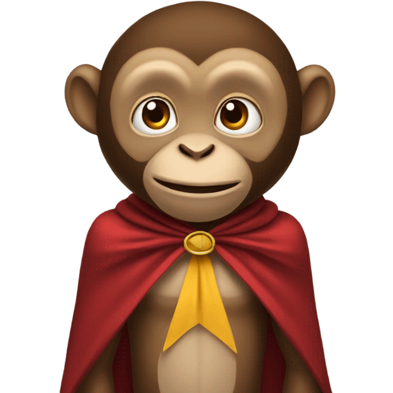 Monkey with cape  emoji