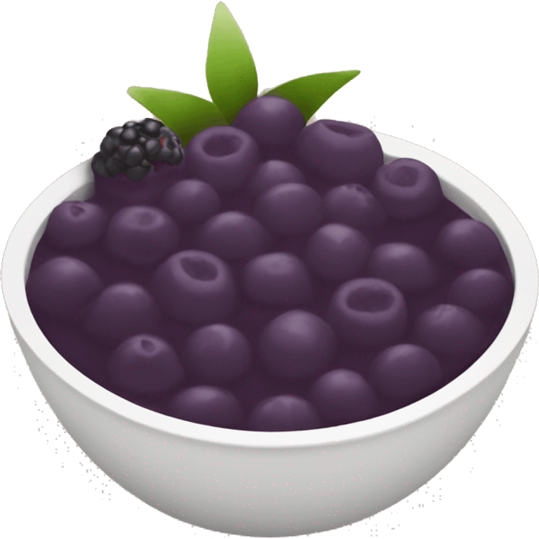 Acai bowl emoji