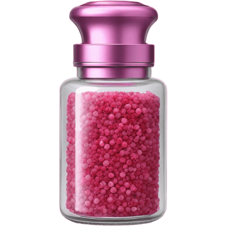 pink peppercorn in grinder bottle emoji