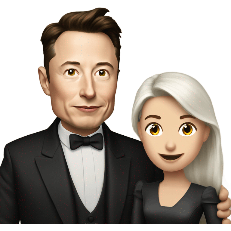 elon musk with nicola tesla emoji