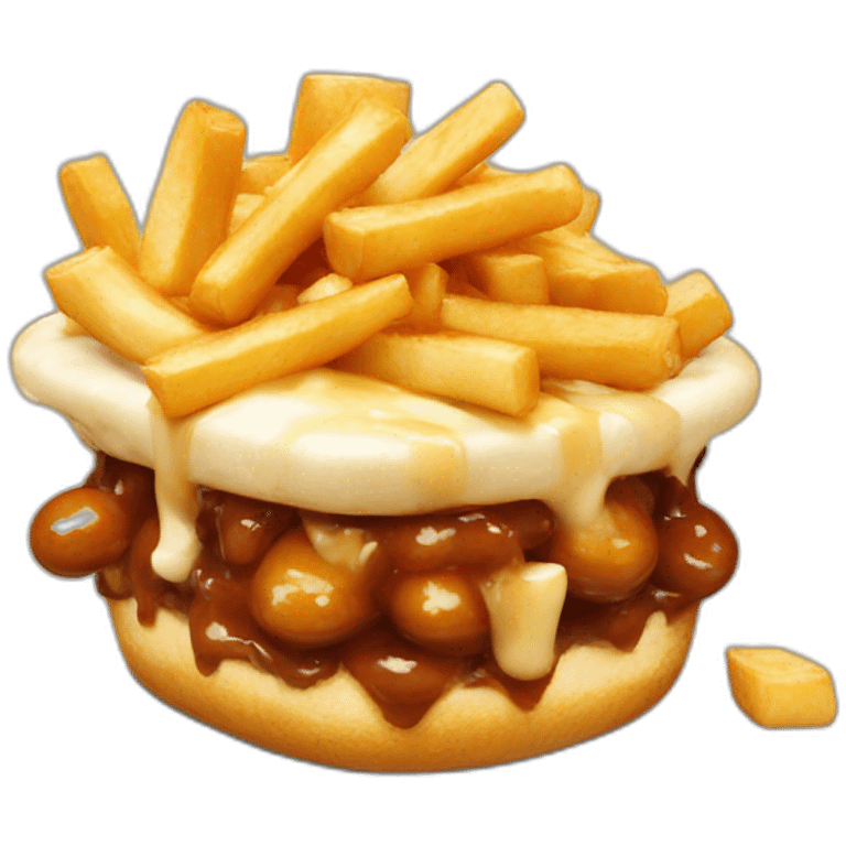 Poutine eating poutine emoji