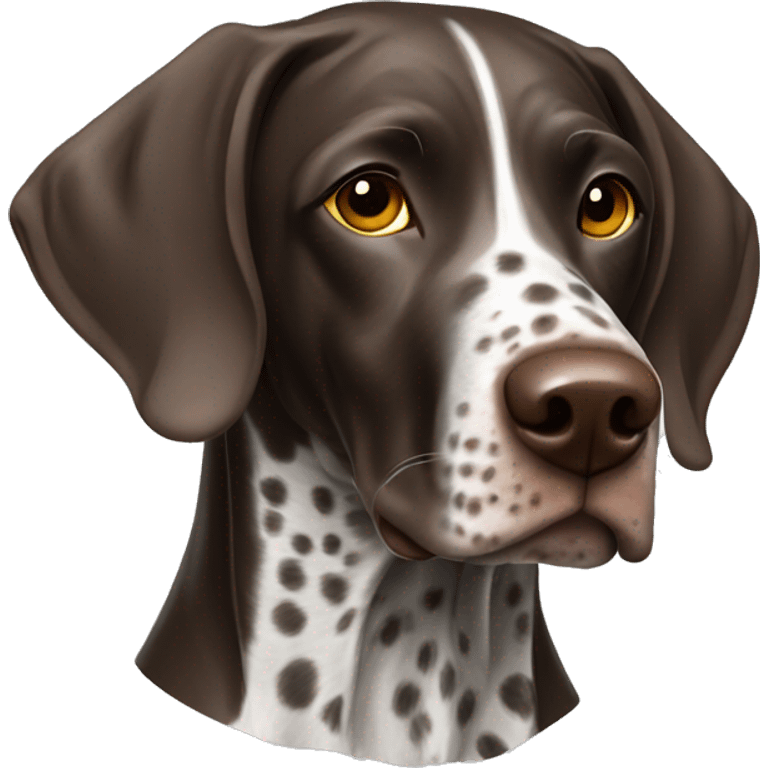 German shorthaired pointer emoji