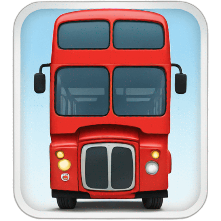 double decker bus emoji