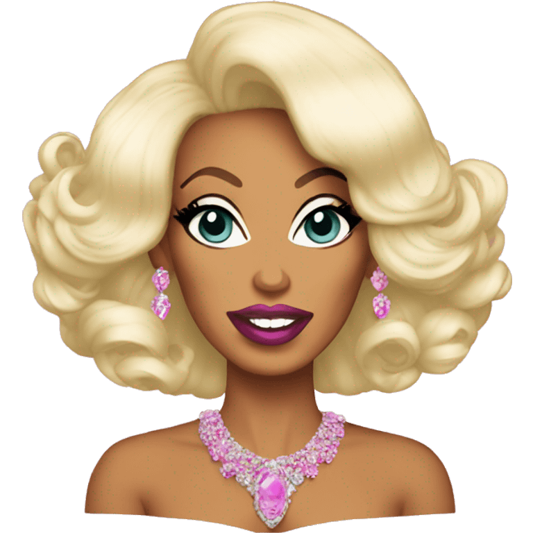 Rupaul in drag emoji