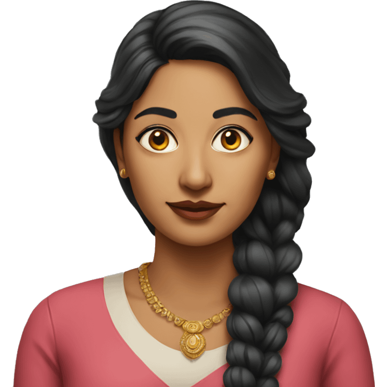 indian professional hyperrealistic woman emoji