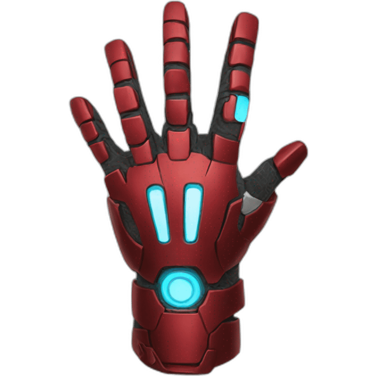 KIN Ironman HAND emoji