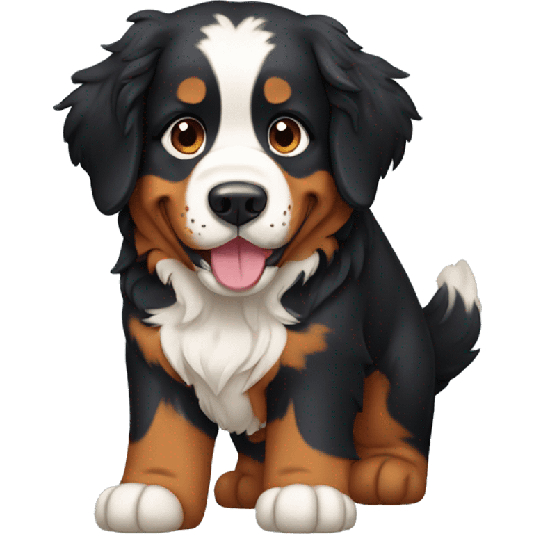 Bernese Mountain Dog Full Body emoji