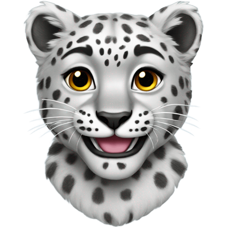 snow leopard emoji