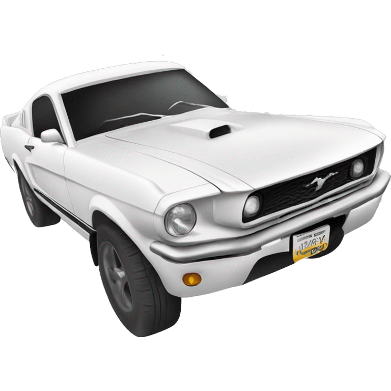 White Mustang emoji