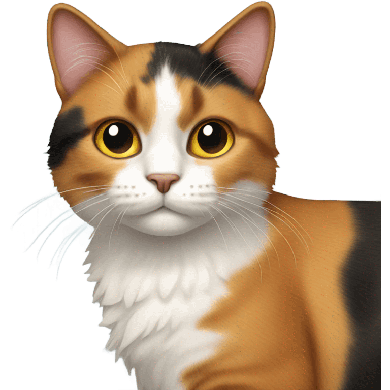 Calico cat emoji