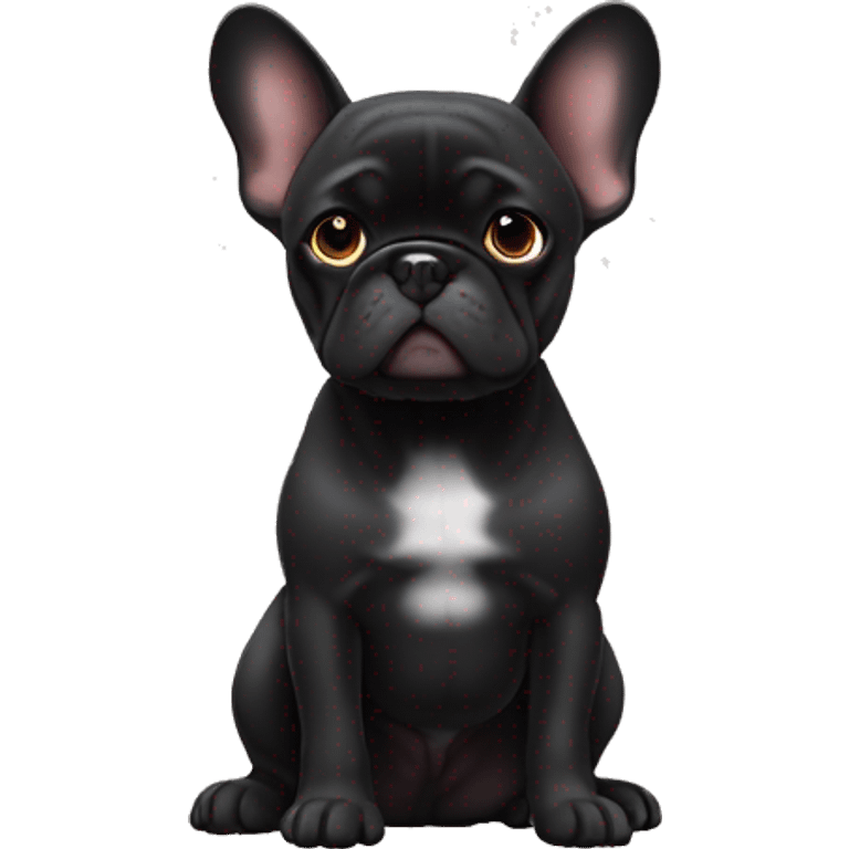 French black bouledogue emoji