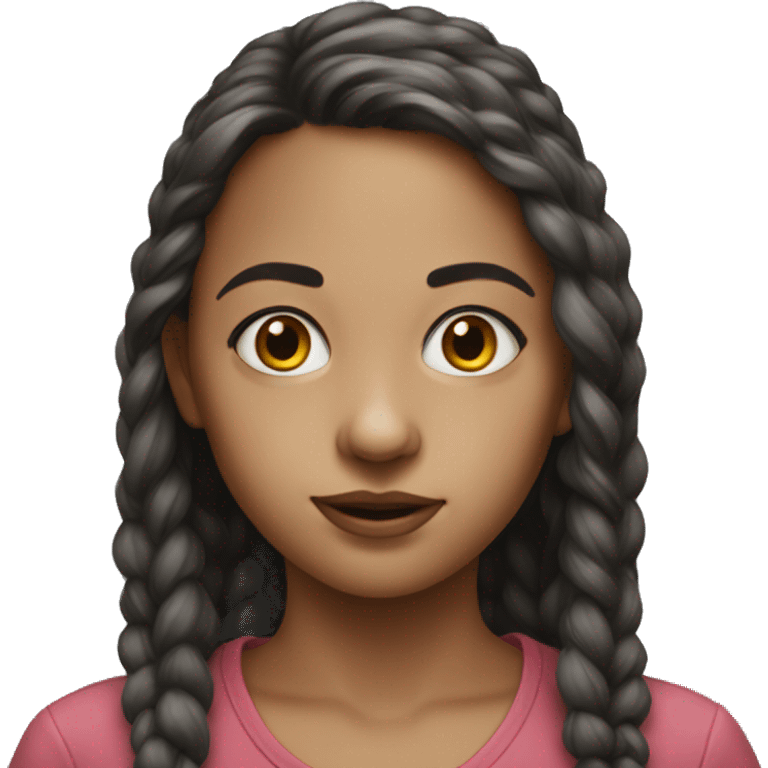 realistic portrait of girl emoji