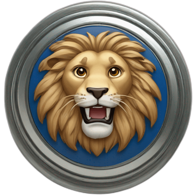 Three lions badge emoji