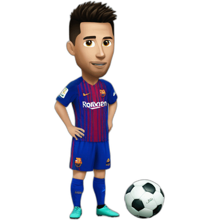 ronaldo sur messi emoji