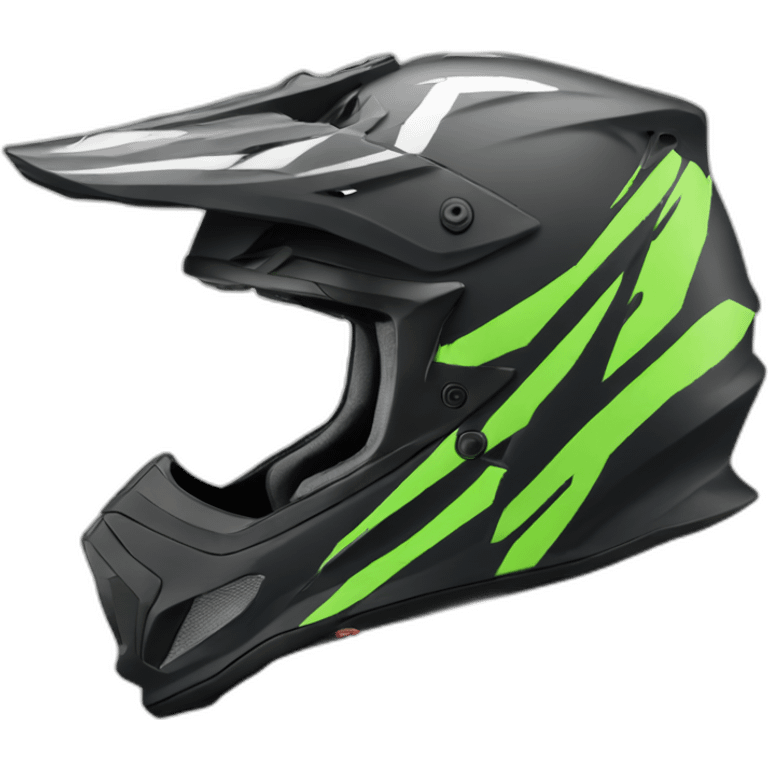 Casque motocross emoji