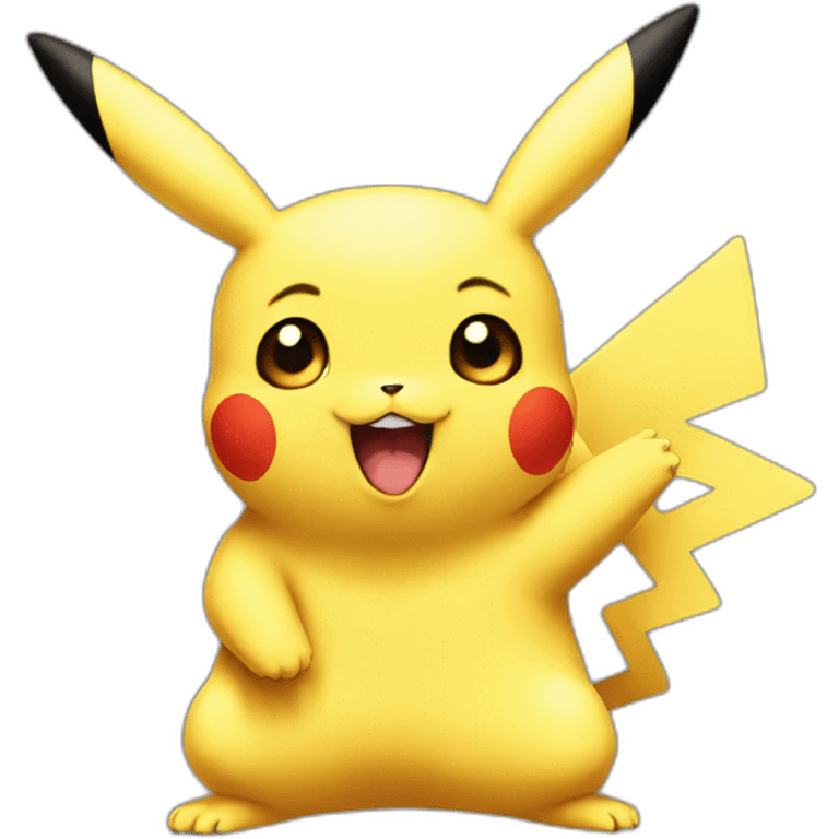 Pikachu say okay emoji