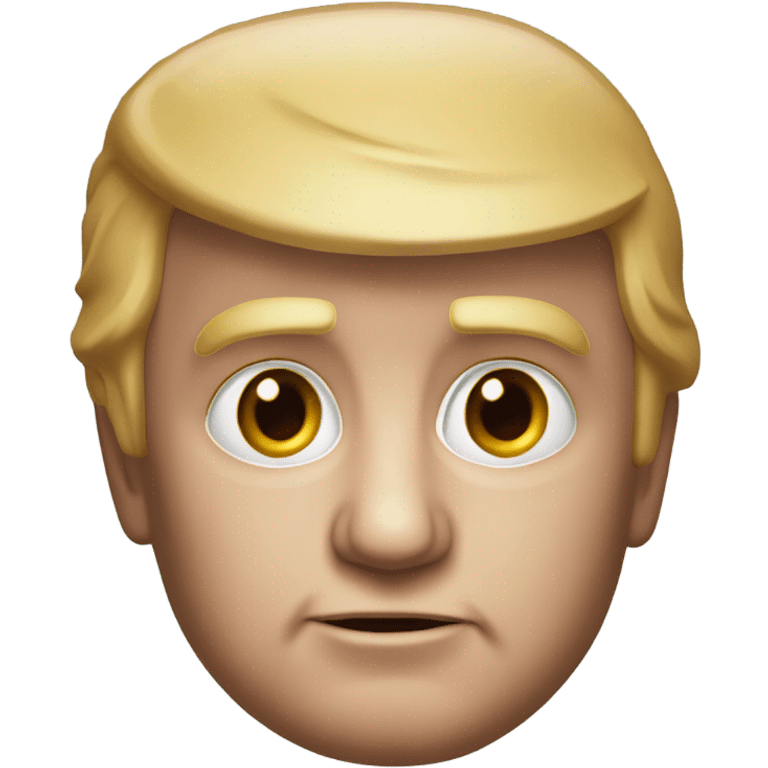 Donald Trump photorealistic emoji