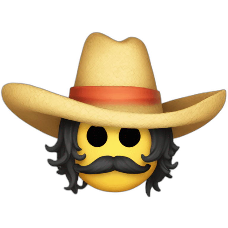 El sombrero de joyboy de onepiece emoji