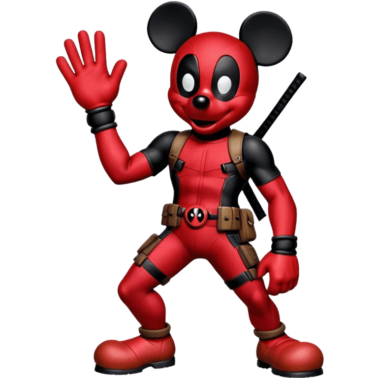 Deadpool Mickey Mouse emoji