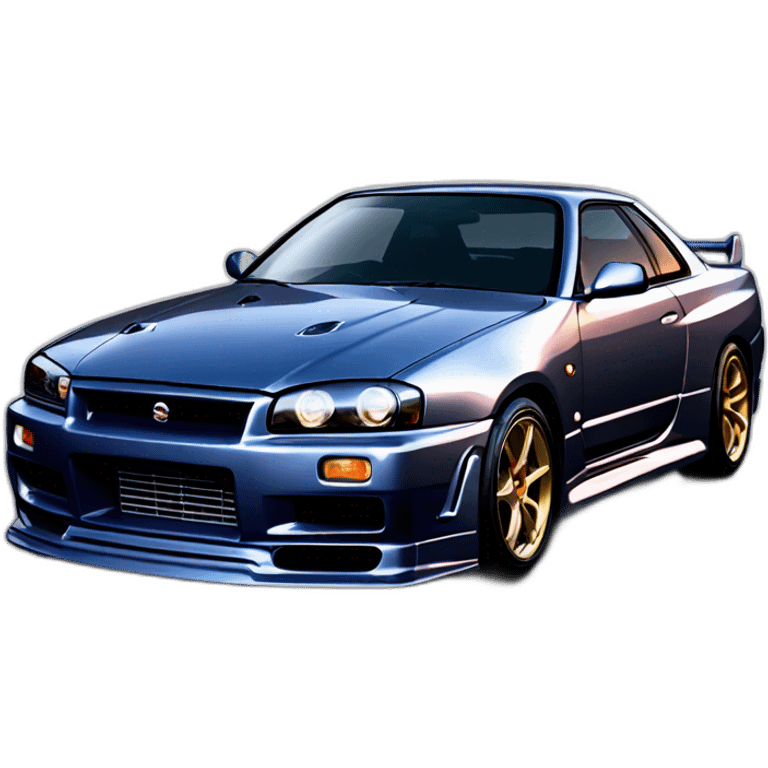 Nissan skyline r34 emoji