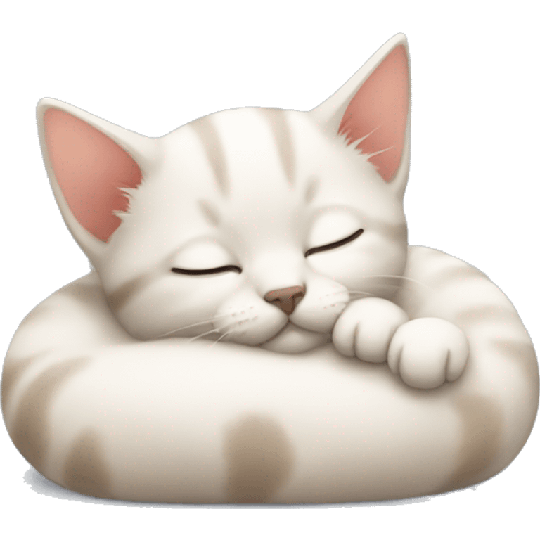 kitten sleeping  emoji