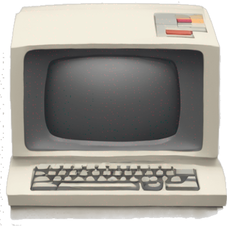 80's computer emoji